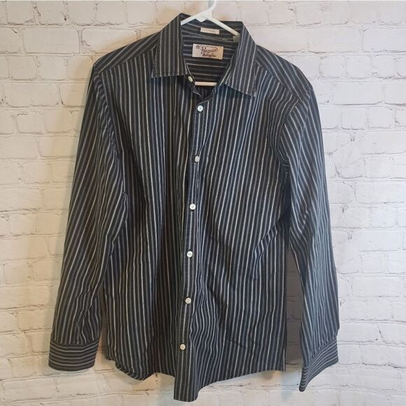Men's Orignal Penguin longsleeve button-down shirt, size Medium - Picture 1 of 3
